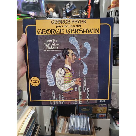 George Feyer Plays The Essential George Gershwin (1974) Vanguard VSD61/62 2 LPs - Picture 1 of 4